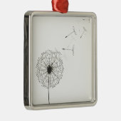 Dandelion Metalen Ornament (Rechts)