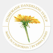 Dandelion Modern label (Voorkant)