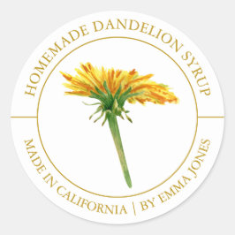 Dandelion Modern label
