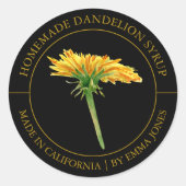 Dandelion Modern label (Voorkant)