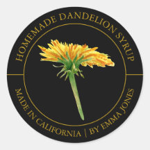 Dandelion Modern label
