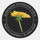 Dandelion Modern label (Voorkant)