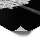 Dandelion "Moge al je wensen uitkomen!" Poster (Hoek)