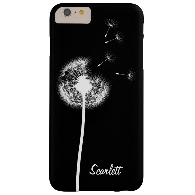 Dandelion Monogram iPhone 6/6s plus Hoesje (Achterkant)