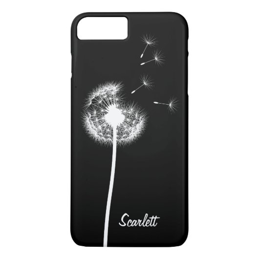 Dandelion Monogram iPhone 7 Plus Hoesje (Achterkant)