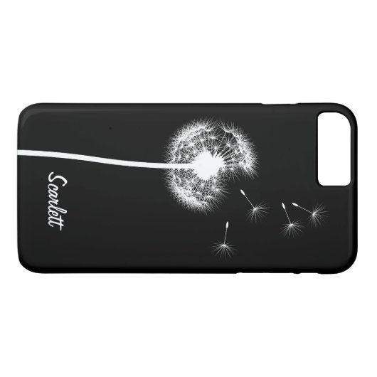 Dandelion Monogram iPhone 7 Plus Hoesje (Achterkant (Horizontaal))