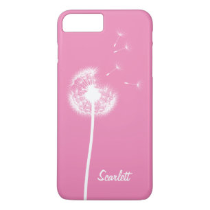 Dandelion Monogram Roze iPhone 7 Plus Case-Mate iPhone Case