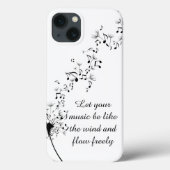 Dandelion Music Symbols Case-Mate iPhone Case (Achterkant)