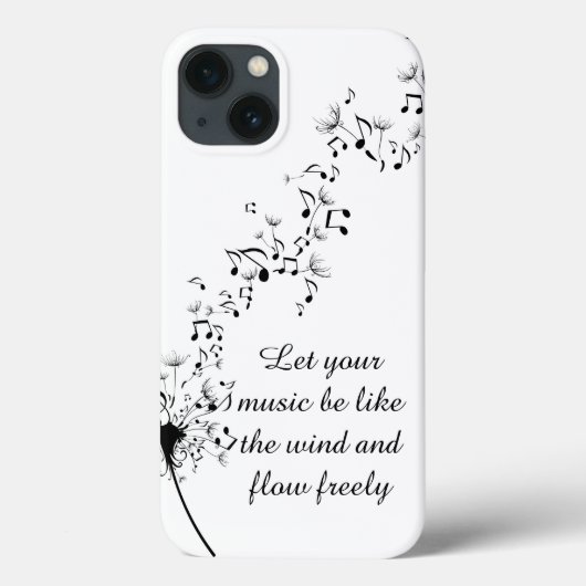 Dandelion Music Symbols Case-Mate iPhone Case (Achterkant)
