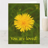 Dandelion mysterie. Je bent geliefd! Kaart (Voorkant)