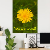 Dandelion mysterie. Je bent geliefd! Poster (Thuiskantoor)