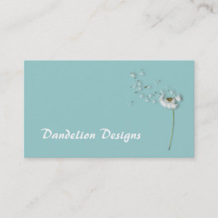 Dandelion-ontwerp Visitekaartje