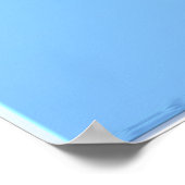 Dandelion op babyblauwe Posters (Hoek)