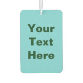 Dandelion op blauw luchtverfrisser (Achterkant)