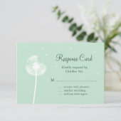 Dandelion op Mint RSVP (Staand voorkant)