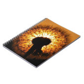 Dandelion op Sunset Notitieboek (Linkerzijde)