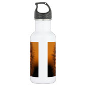 Dandelion op Sunset Waterfles (Achterkant)