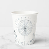 Dandelion Papieren Bekers (Achterkant)