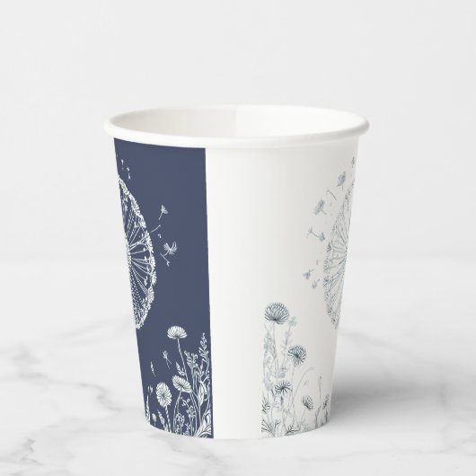 Dandelion Papieren Bekers (Links)