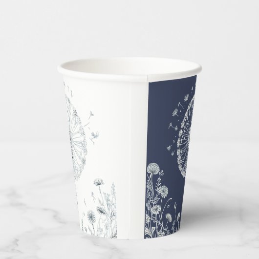 Dandelion Papieren Bekers (Rechts)