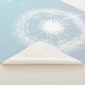 Dandelion pastel sherpa blanket deken (3/4)