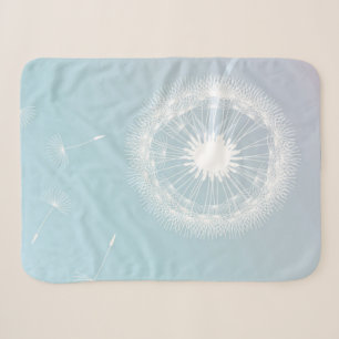 Dandelion pastel sherpa blanket deken