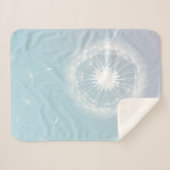 Dandelion pastel sherpa blanket sherpa deken (Voorkant (horizontaal))