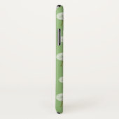 Dandelion Pattern on Green Background Case-Mate iPhone Case (Achterkant / rechts)