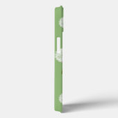 Dandelion Pattern on Green Background Case-Mate iPhone Case (Achterkant / Rechts)