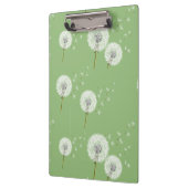 Dandelion Pattern on Green Background Klembord (Links)