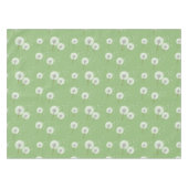 Dandelion Pattern on Green Background Tafelkleed (Voorkant (Horizontaal))