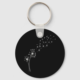 Dandelion Pi Day Flower Florence Tree Wiskunde Lov Sleutelhanger