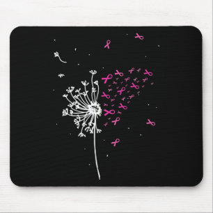 Dandelion Pink Ribbon Cool Breast Cancer Bewusthei Muismat