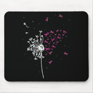 Dandelion Pink Ribbon Cool Breast Cancer Bewusthei Muismat