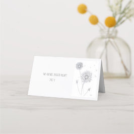 Dandelion Place Card Plaatskaartje