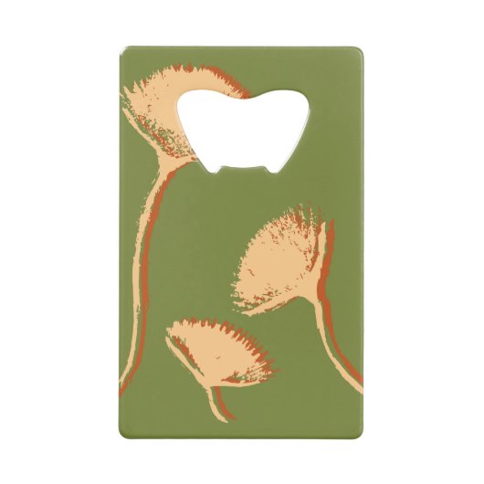 Dandelion Pop Creditkaart Flessenopener (Voorkant)