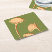 Dandelion Pop Kartonnen Onderzetters (Schuin)