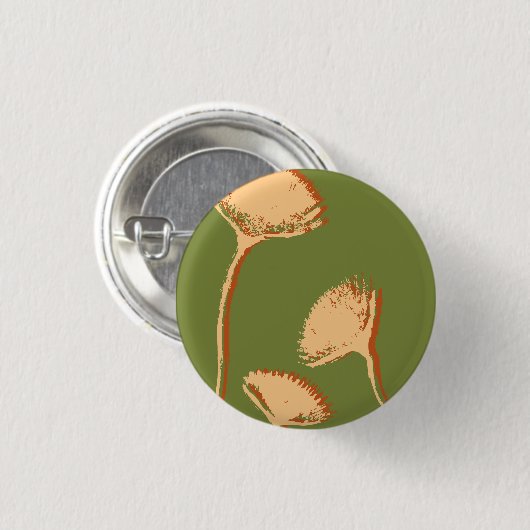 Dandelion Pop Ronde Button 3,2 Cm (Voorkant /achterkant)