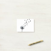 Dandelion Post-it® Notes (Op bureau)