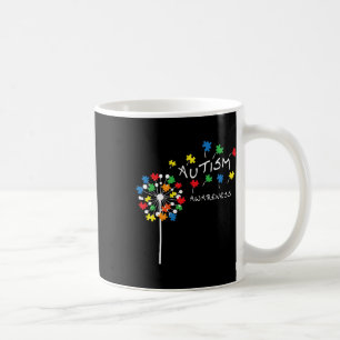 Dandelion Puzzle Piece Cool Autism Awareness Gift Koffiemok
