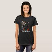 Dandelion Puzzle Piece Cool Autism Awareness T-shirt (Voorkant volledig)