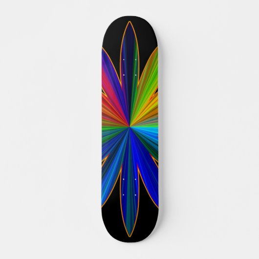Dandelion Rainbow Skateboard (Voorkant)