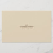 Dandelion Rustic Flower Simple Moderne 3-foto Flyer (Achterkant)