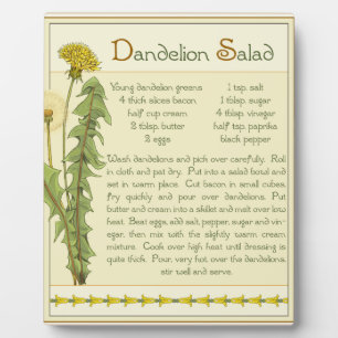 Dandelion Salad - Fotoplaat