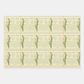 Dandelion Salad Inpakpapier Vel (Voorkant 3)