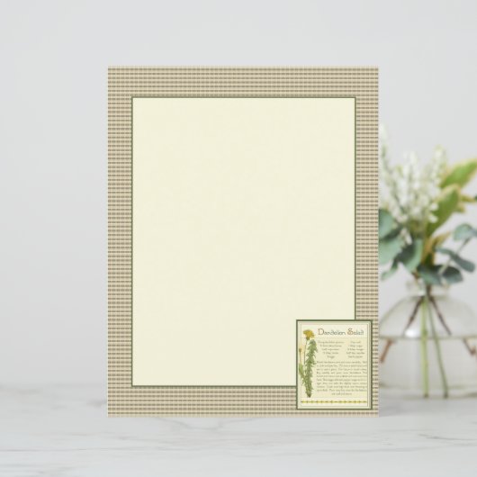 Dandelion Salad-Notitieboek (Staand voorkant)