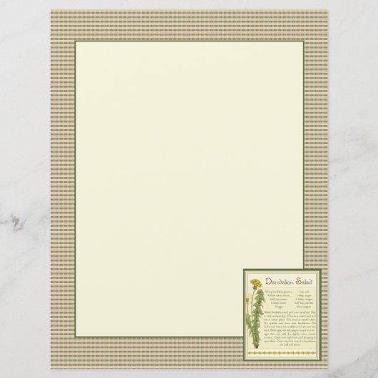 Dandelion Salad-Notitieboek (Voorkant)