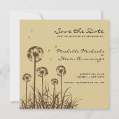 Dandelion Save the Date Notice (Aankondiging datum (Voorkant)