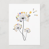 Dandelion-schilderingen voor schilders T Briefkaart (Voorkant)