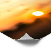 Dandelion seed head blowing poster (Hoek)